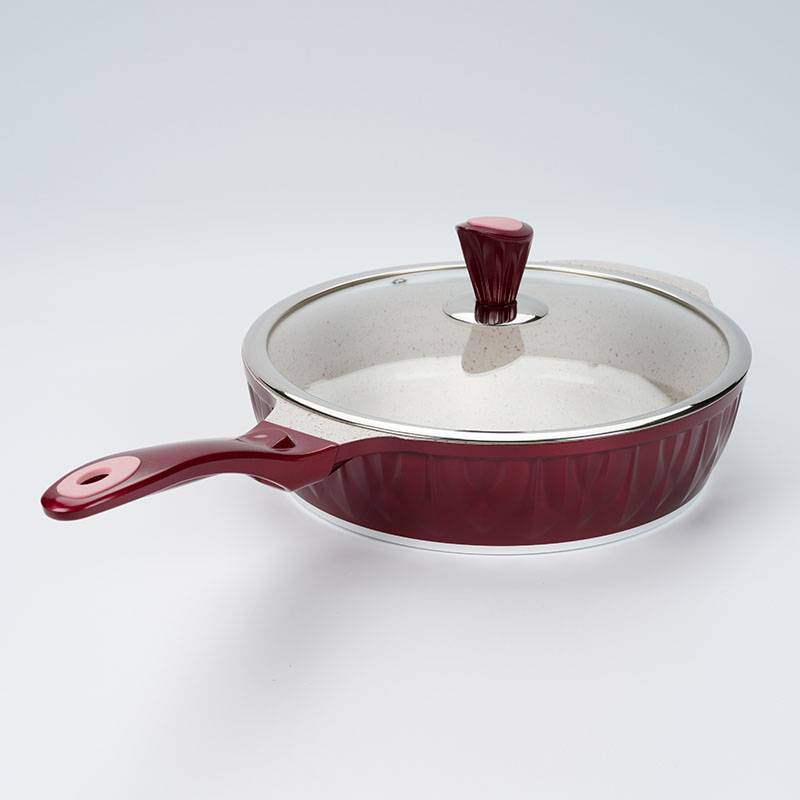 Jaya Mata 28cm Nonstock Durable Ceramic Coating Covered Deep Fried Pan