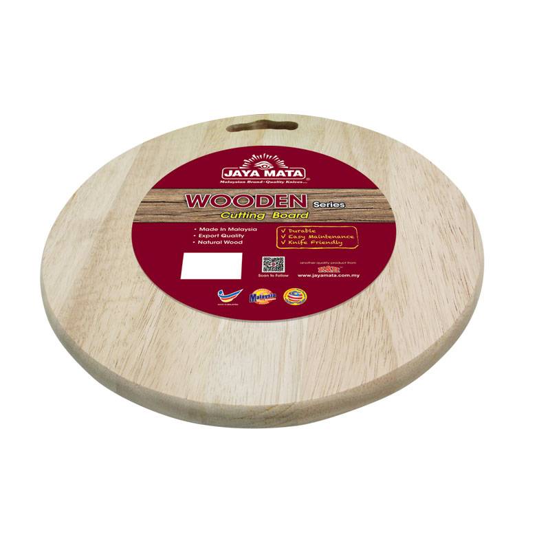 Jaya Mata 11"/ 28cm Round Wooden Chopping Board JM574