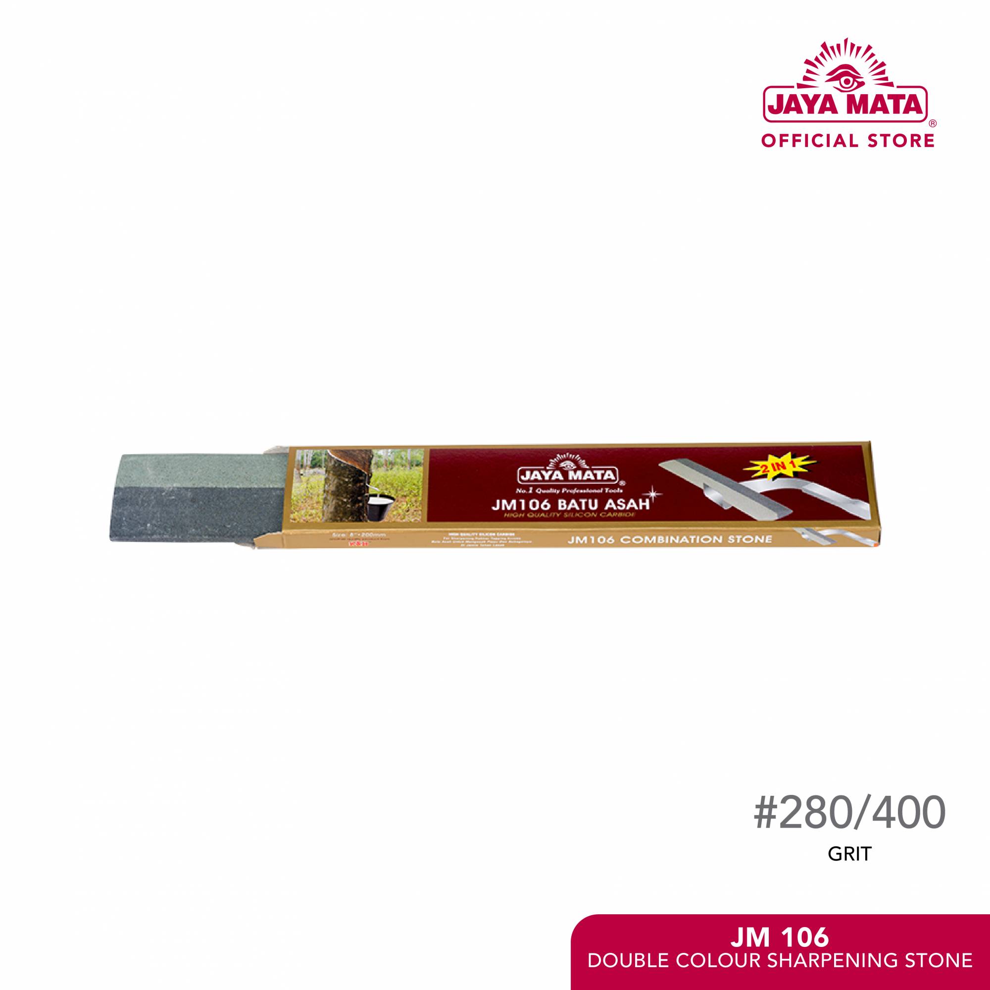 JM106 Rubber Tapping Knife Double Color Sharpening Stone