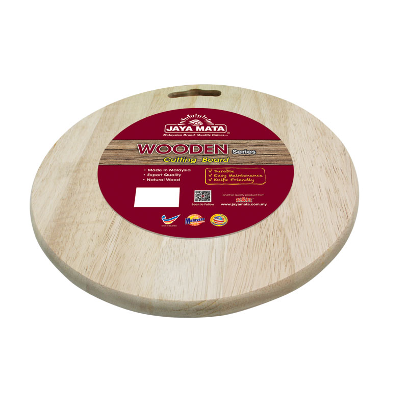JM575 Round Wooden Chopping Board 12"